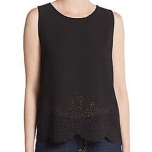 Catherine Catherine Malandrino Scalloped Tank